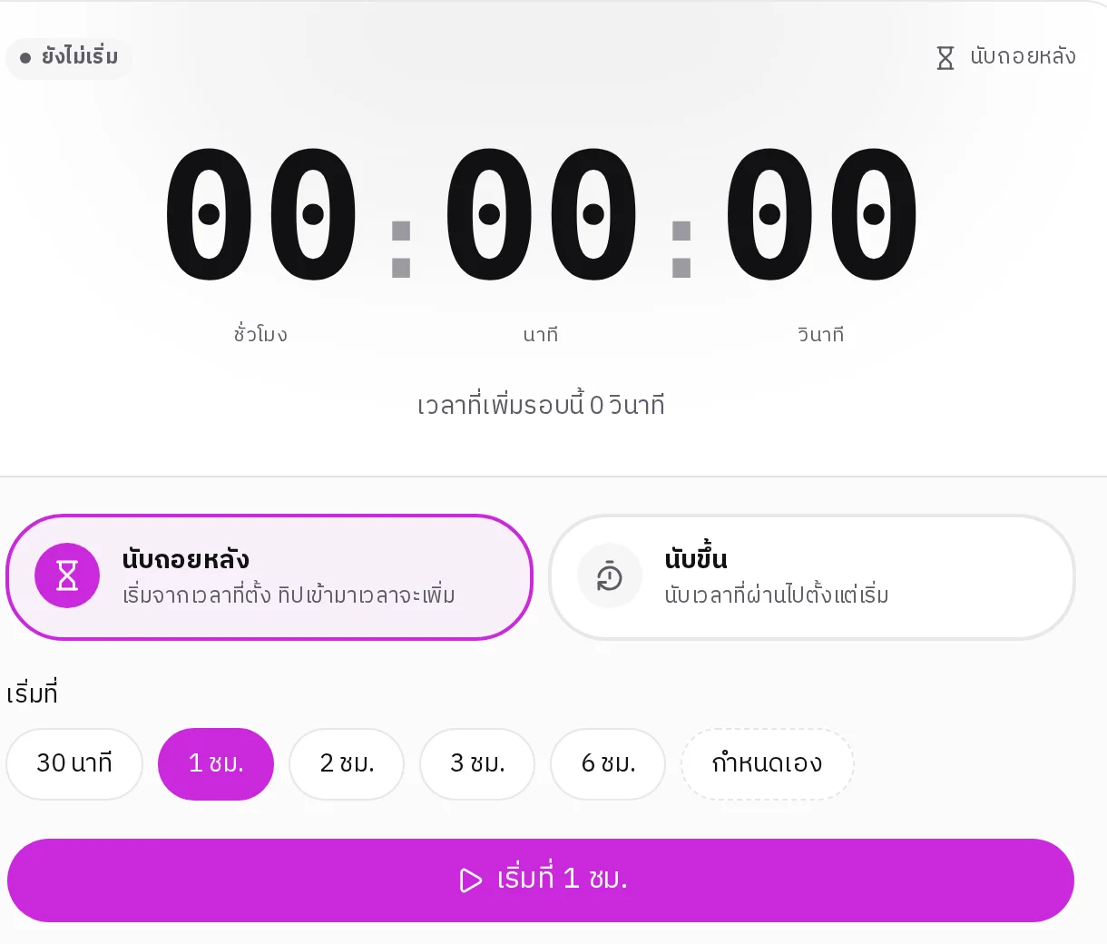 ตัวจับเวลาทิป